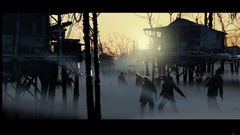 Sunset zombies fog left