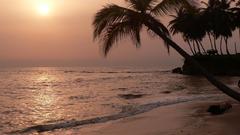 Sunsets beach nature