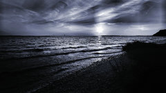 Sunsets Landscapes nature beach