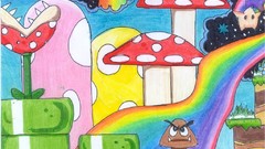 Super Mario artwork video games