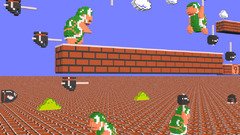 Super Mario Koopa voxels
