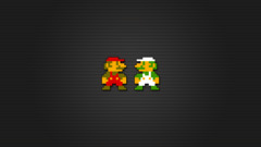 Super Mario Luigi nintendo pixelated Pixels retro games