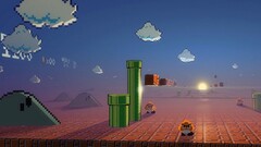 Super Mario nintendo video games retro games digital art