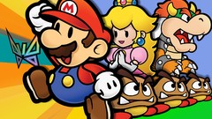 Super Mario princess peach bowser video games Goomba paper mario