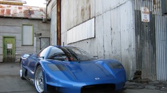 Supercar blue cars Car