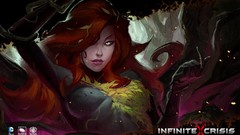 Superheroes artwork video games Poison Ivy Infinite Crisis