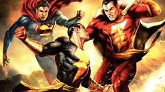 Superman dc Captain Marvel Black Adam