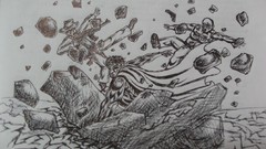 Superman Warriors superheroes artwork Superman Returns