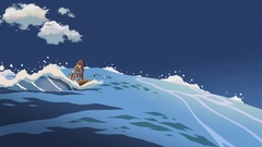 Surfing Makoto Shinkai 5