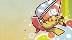 Surfing Pikachu Pokemon pichu video games