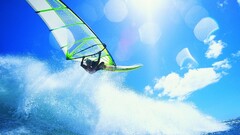 surfing waves Sport sunlight Sea Sports