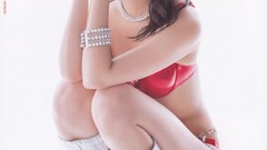 Surprise Japanese asians lingerie models Squatting Simple 