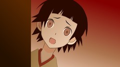 Surprise red eyes faces anime girls short hair bangs sayonara 