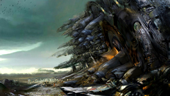 Surreal fantasy art Machines