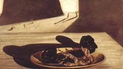 Surrealism fish paintings phones Salvador Dalí