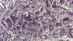 Surrealism monochrome drawings artwork traditional art