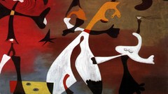 Surrealism paintings Spanish artwork traditional art Joan Miro