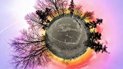 Surrealism surreal fisheye effect