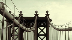 Suspension bridge manhattan bridge