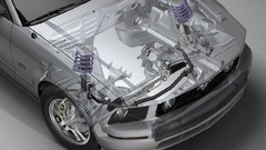 Suspension vehicles Ford mustang cutaway
