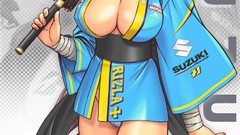 Suzuki anime girls brunettes Grid Girls