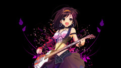 suzumiya haruhi the melancholy of haruhi suzumiya guitar Anime