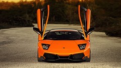 Swamp Lamborghini sundown