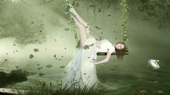 Swans fantasy art artwork