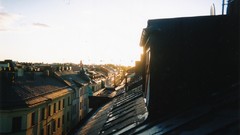 Sweden roofs sunlight cities cityscapes stockholm rooftops