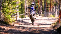 Sweden Yamaha wheelie motorcross