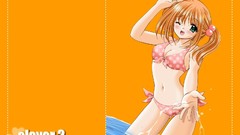 Swimming anime girls