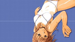 Swimming anime girls