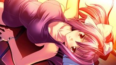 Swimming anime girls