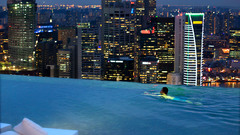 Swimming pools cityscapes Men