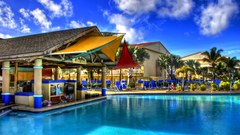 Swimming pools skyscapes clouds