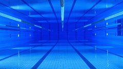 Swimming pools underwater