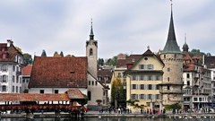 Switzerland cities rivers