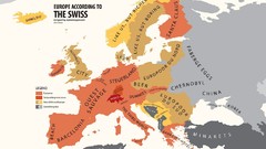 Switzerland Europe Maps funny charts stereotype