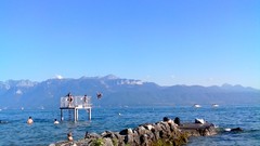Switzerland lac leman Lutry Lausanne