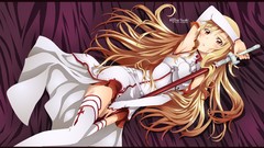 Sword art online yuuki asuna vector art