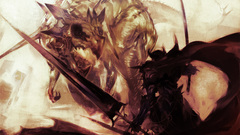 Sword Cool dark dragon