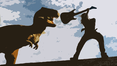 Sword fight there some