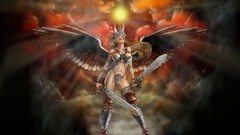 Swords angels artwork fantasy art