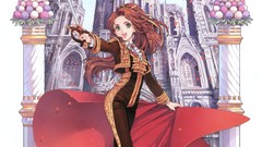 Swords anime girls fantasy art