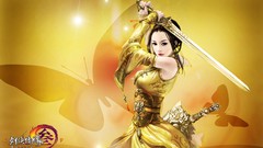 Swords artwork girls with swords