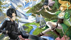 Swords blondes kirigaya kazuto sword art online Kirigaya Suguha