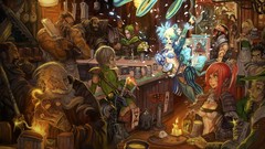 Swords blondes tattoos panties