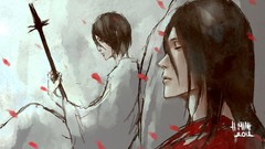 Swords fan art bleach flower petals kuchiki rukia Kuchiki 