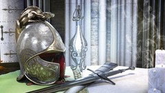 Swords helmets the lord of the rings The Return of the King