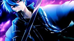 Swords kirigaya kazuto sword art online anime boys